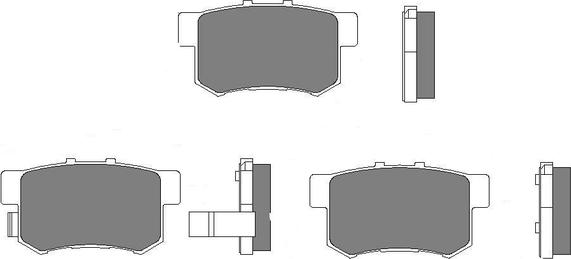 Motaquip LVXL1742 - Kit de plaquettes de frein, frein à disque cwaw.fr