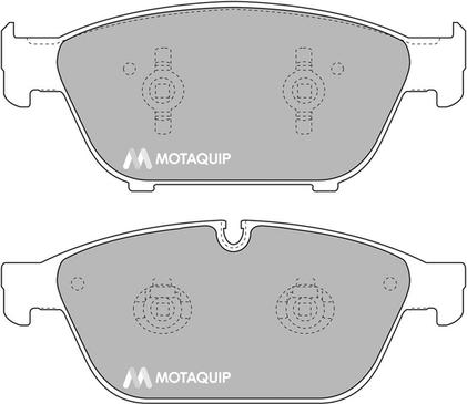 Motaquip LVXL1709 - Kit de plaquettes de frein, frein à disque cwaw.fr