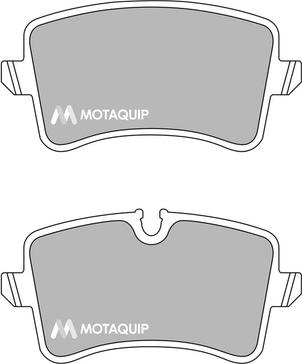 Motaquip LVXL1707 - Kit de plaquettes de frein, frein à disque cwaw.fr