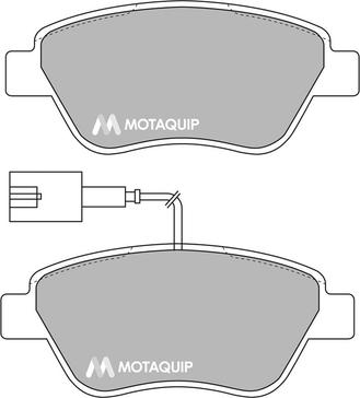 Motaquip LVXL1714 - Kit de plaquettes de frein, frein à disque cwaw.fr