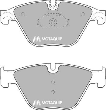 Motaquip LVXL1716 - Kit de plaquettes de frein, frein à disque cwaw.fr