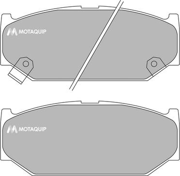 Motaquip LVXL1737 - Kit de plaquettes de frein, frein à disque cwaw.fr