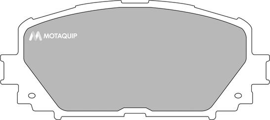 Motaquip LVXL1726 - Kit de plaquettes de frein, frein à disque cwaw.fr