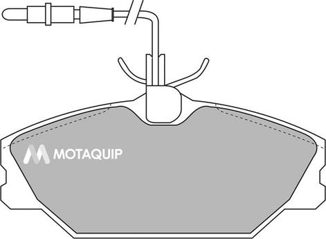 Motaquip LVXL847 - Kit de plaquettes de frein, frein à disque cwaw.fr