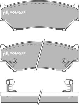 Motaquip LVXL853 - Kit de plaquettes de frein, frein à disque cwaw.fr