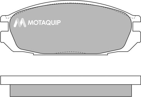 Motaquip LVXL800 - Kit de plaquettes de frein, frein à disque cwaw.fr