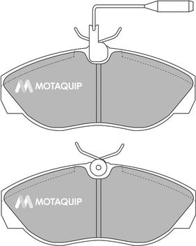 Motaquip LVXL889 - Kit de plaquettes de frein, frein à disque cwaw.fr