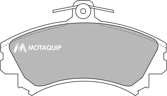 Motaquip LVXL883 - Kit de plaquettes de frein, frein à disque cwaw.fr