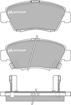 Motaquip LVXL874 - Kit de plaquettes de frein, frein à disque cwaw.fr