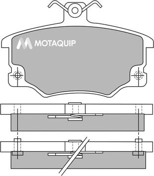 Motaquip LVXL390 - Kit de plaquettes de frein, frein à disque cwaw.fr