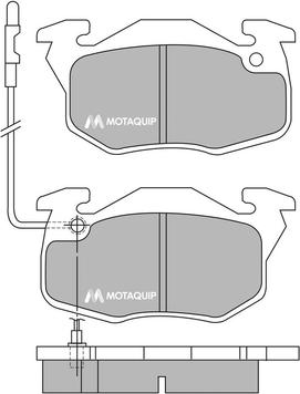 Motaquip LVXL348 - Kit de plaquettes de frein, frein à disque cwaw.fr