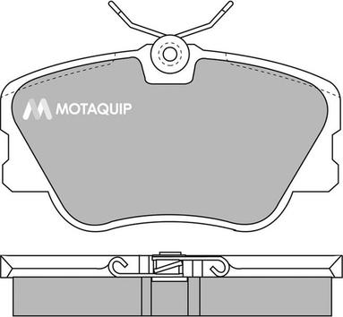 Motaquip LVXL363 - Kit de plaquettes de frein, frein à disque cwaw.fr