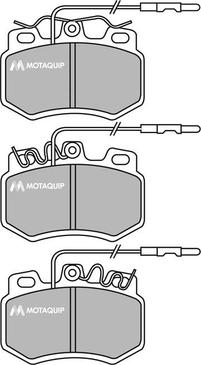 Motaquip LVXL367 - Kit de plaquettes de frein, frein à disque cwaw.fr