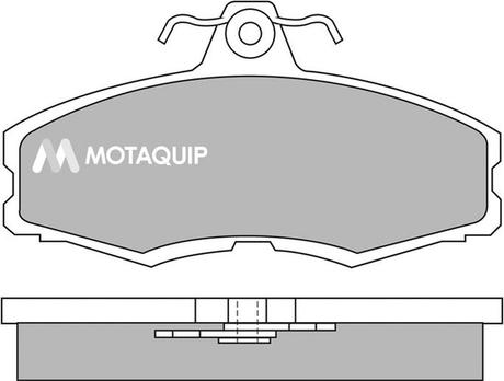 Motaquip LVXL306 - Kit de plaquettes de frein, frein à disque cwaw.fr