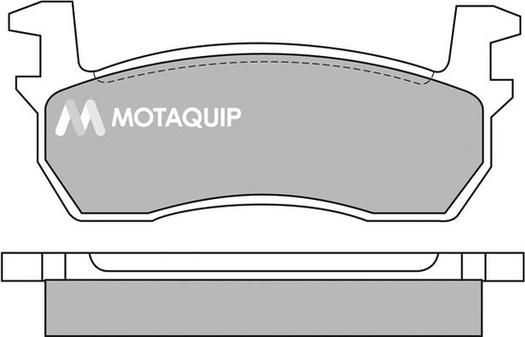 Motaquip LVXL312 - Kit de plaquettes de frein, frein à disque cwaw.fr