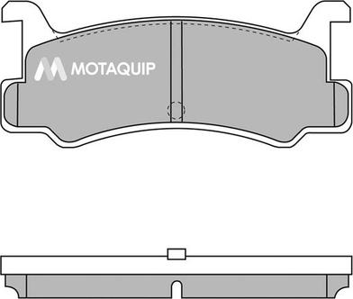 Motaquip LVXL384 - Kit de plaquettes de frein, frein à disque cwaw.fr