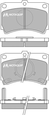 Motaquip LVXL383 - Kit de plaquettes de frein, frein à disque cwaw.fr