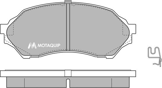 Motaquip LVXL338 - Kit de plaquettes de frein, frein à disque cwaw.fr