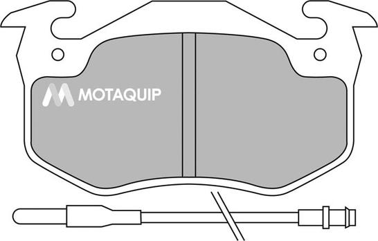 Motaquip LVXL370 - Kit de plaquettes de frein, frein à disque cwaw.fr