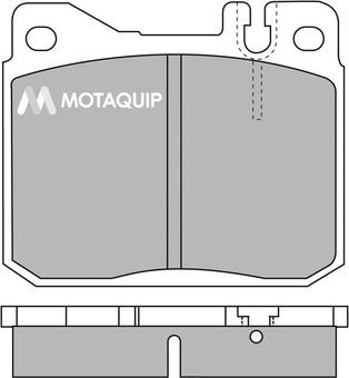 Motaquip LVXL372 - Kit de plaquettes de frein, frein à disque cwaw.fr