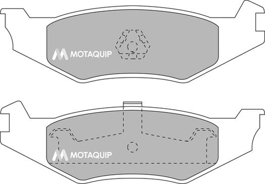 Motaquip LVXL242 - Kit de plaquettes de frein, frein à disque cwaw.fr