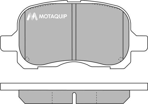 Motaquip LVXL209 - Kit de plaquettes de frein, frein à disque cwaw.fr