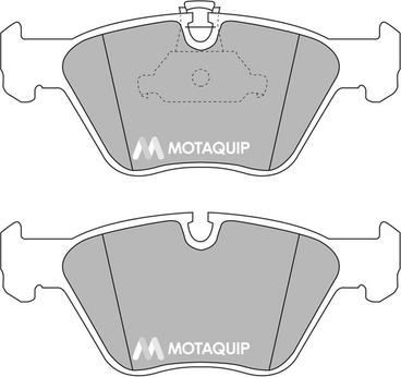 Motaquip LVXL202 - Kit de plaquettes de frein, frein à disque cwaw.fr