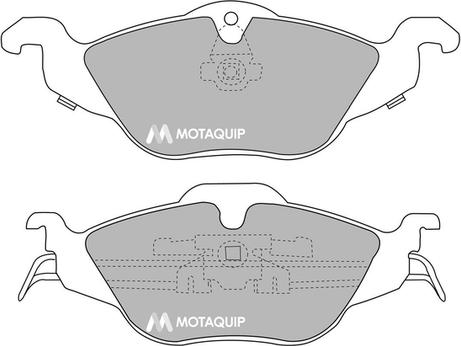 Motaquip LVXL287 - Kit de plaquettes de frein, frein à disque cwaw.fr