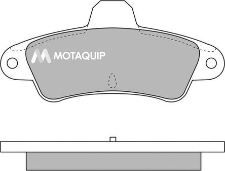 Motaquip LVXL271 - Kit de plaquettes de frein, frein à disque cwaw.fr