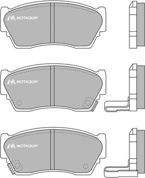 Motaquip LVXL757 - Kit de plaquettes de frein, frein à disque cwaw.fr