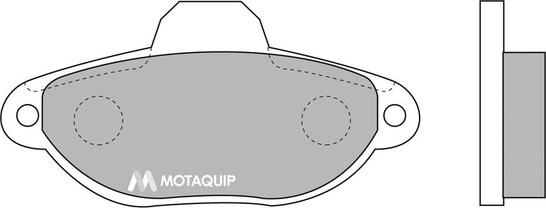 Motaquip LVXL706 - Kit de plaquettes de frein, frein à disque cwaw.fr