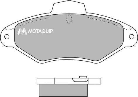 Motaquip LVXL701 - Kit de plaquettes de frein, frein à disque cwaw.fr