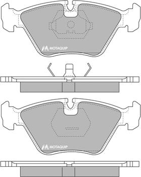 Motaquip LVXL715 - Kit de plaquettes de frein, frein à disque cwaw.fr