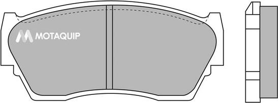 Motaquip LVXL713 - Kit de plaquettes de frein, frein à disque cwaw.fr