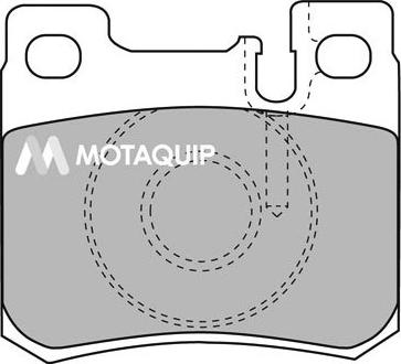 Motaquip LVXL789 - Kit de plaquettes de frein, frein à disque cwaw.fr