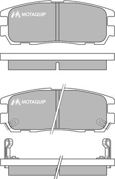 Motaquip LVXL786 - Kit de plaquettes de frein, frein à disque cwaw.fr