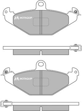 Motaquip LVXL729 - Kit de plaquettes de frein, frein à disque cwaw.fr