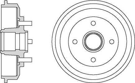 Motaquip VBD41 - Tambour de frein cwaw.fr