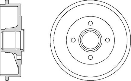 Motaquip VBD662 - Tambour de frein cwaw.fr