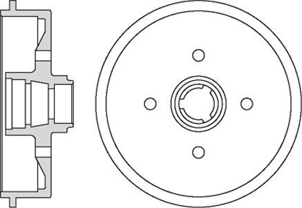 Motaquip VBD636 - Tambour de frein cwaw.fr