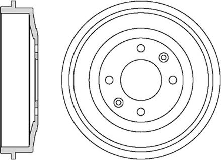 Motaquip VBD631 - Tambour de frein cwaw.fr