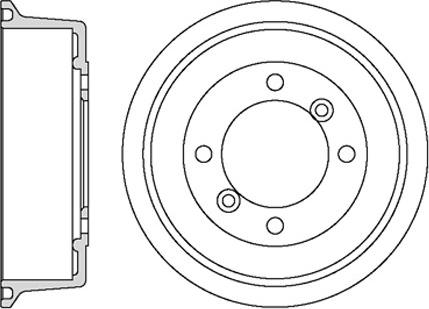 Motaquip VBD627 - Tambour de frein cwaw.fr