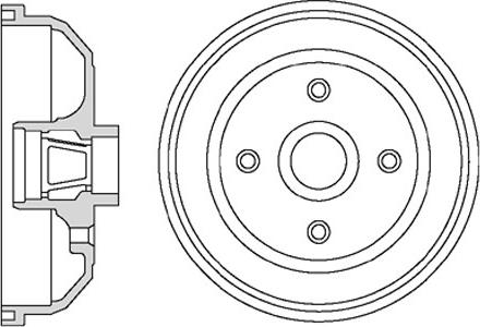 Motaquip VBD24 - Tambour de frein cwaw.fr