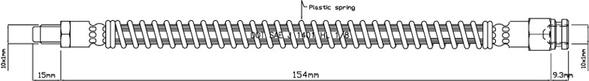 Motaquip VBH508 - Flexible de frein cwaw.fr