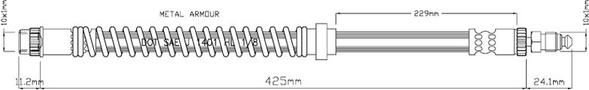 Motaquip VBH502 - Flexible de frein cwaw.fr