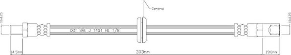 Motaquip VBH513 - Flexible de frein cwaw.fr