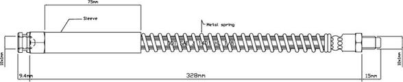 Motaquip VBH658 - Flexible de frein cwaw.fr