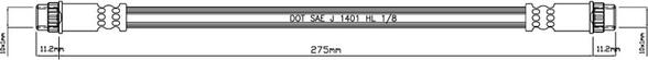 Motaquip VBH611 - Flexible de frein cwaw.fr