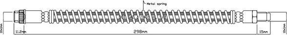 Motaquip VBH806 - Flexible de frein cwaw.fr