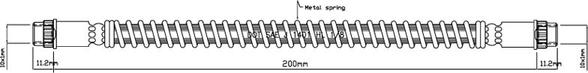 Motaquip VBH819 - Flexible de frein cwaw.fr